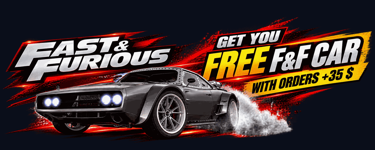 Fast and Furious: get your free F and F car with orders over 35 dollars