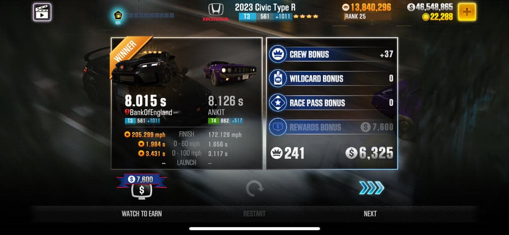Season 223 PC: Honda Civic Type R Breakdown with Maxed Tunes and Shift Patterns