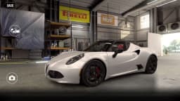 CSR2 Alfa Romeo 4C Spider Car