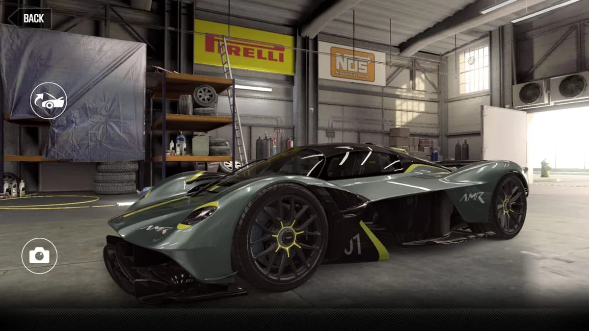 CSR2 Aston Martin Valkyrie 'Track Pack' (Green) tune