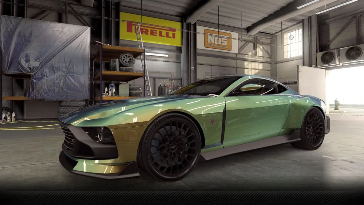Aston Martin Valour CSR2 season prize car in QVerdantJade