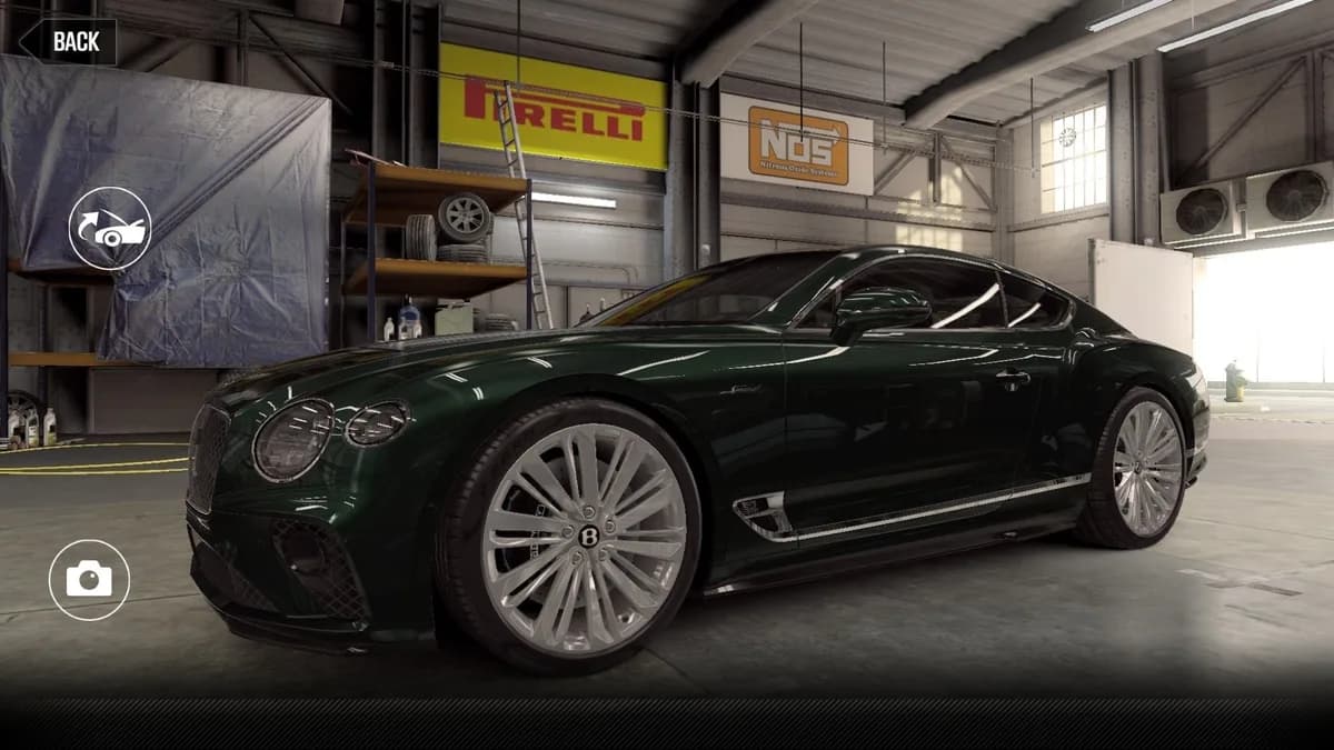 Bentley Continental GT Speed CSR2 season prize car in Verdant