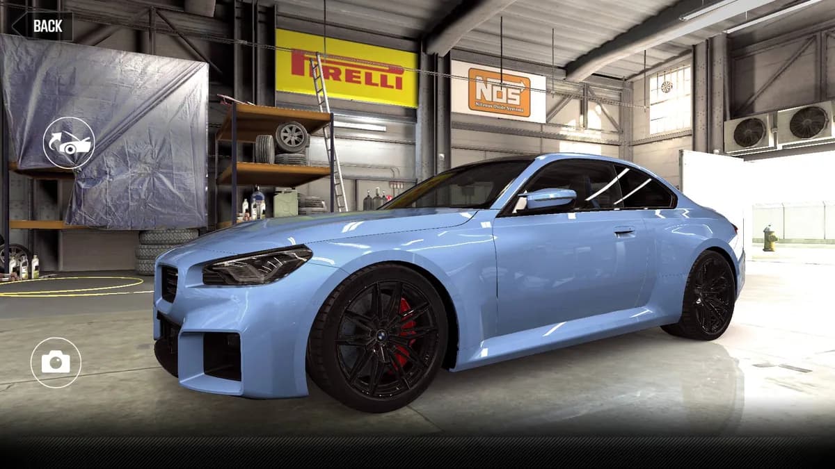 BMW 2023 M2 Coupé CSR2 season prize car in ZandvoortBlue