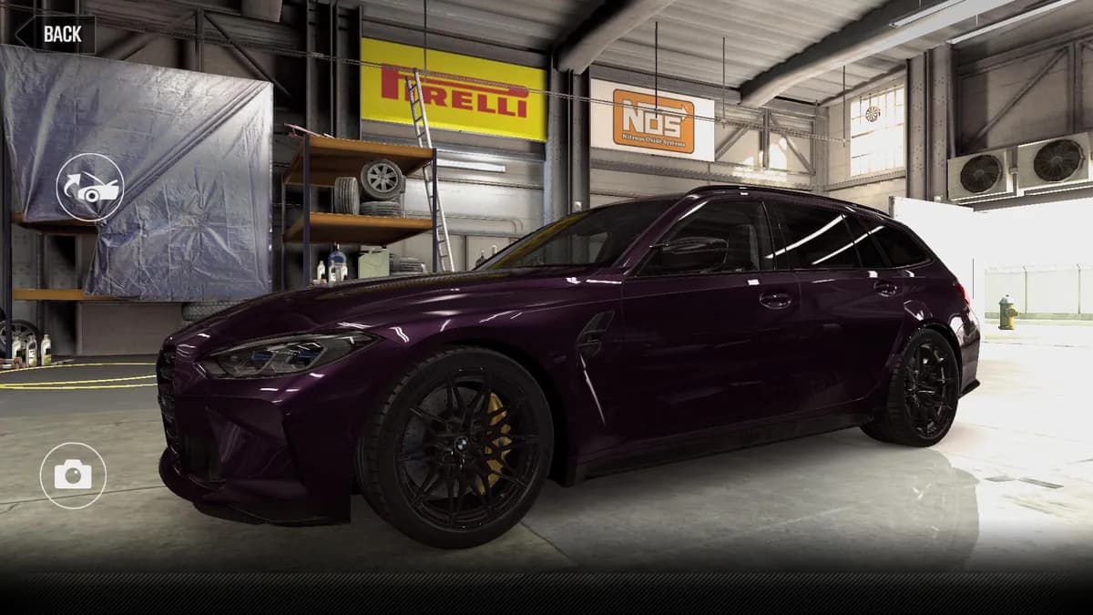 BMW 2022 M3 Touring Competition CSR2 season prize car in ThunderNight