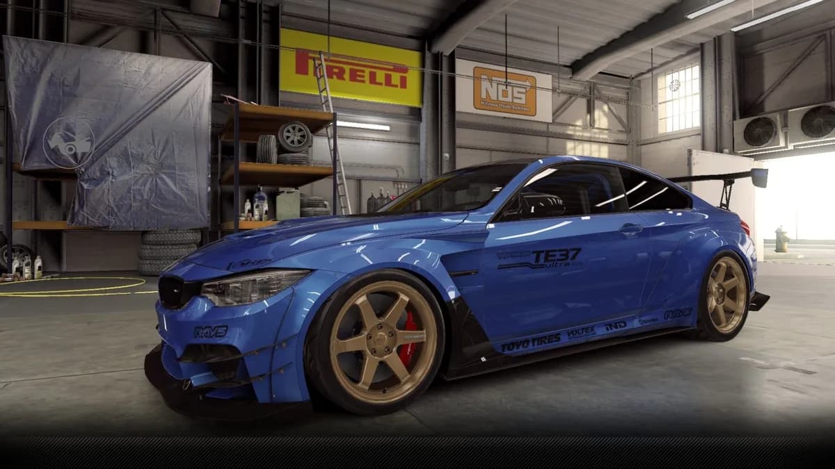 BMW 2016 VARIS M4 GTS CSR2 season prize car in EstorilBlue