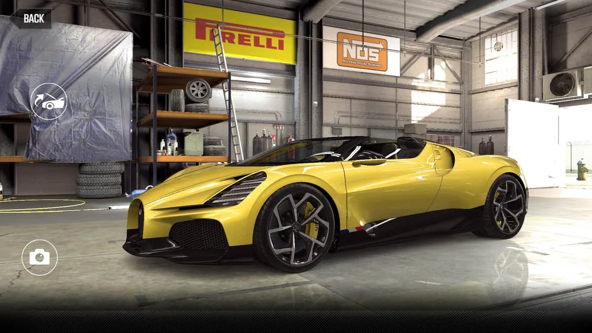 CSR2 Bugatti W16 Mistral Car