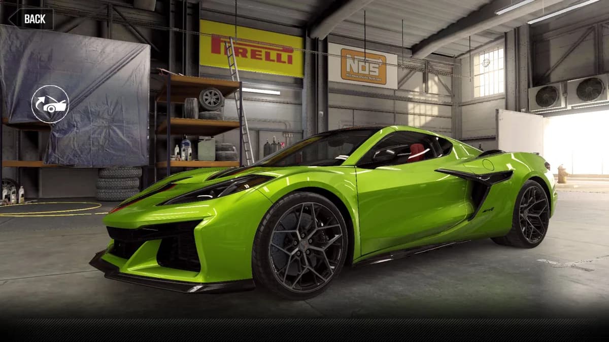 Chevrolet 2025 Corvette ZR1 CSR2 season prize car in RoswellGreen