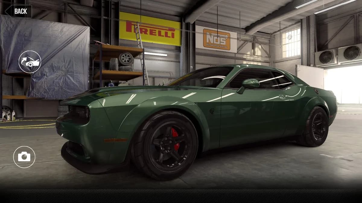 Dodge Challenger SRT Super Stock CSR2 season prize car in F8 Green