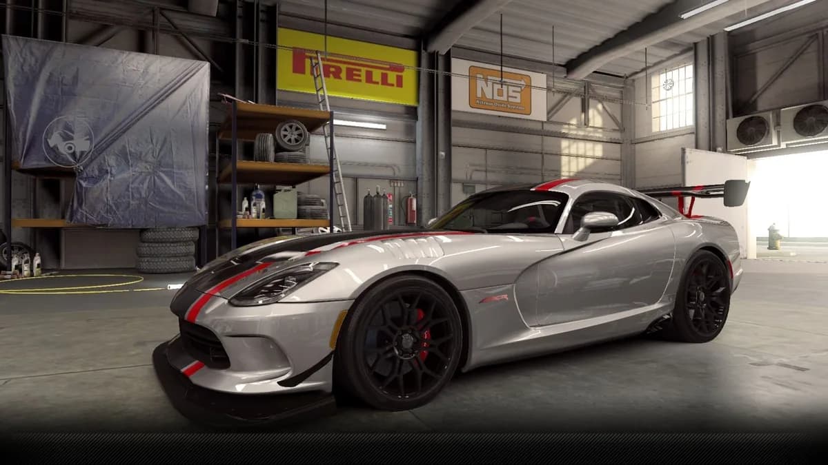 Dodge Viper ACR CSR2 season prize car in BilletSilver