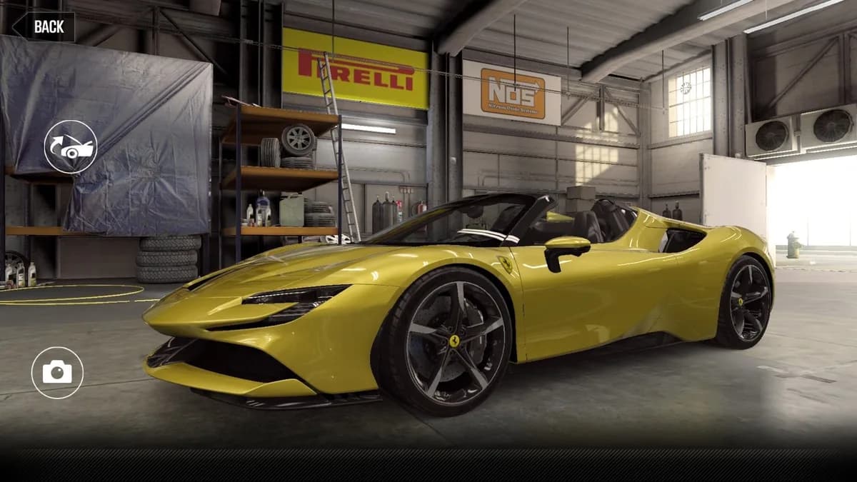 Ferrari SF90 Spider CSR2 season prize car in GialloMontecarlo-Special