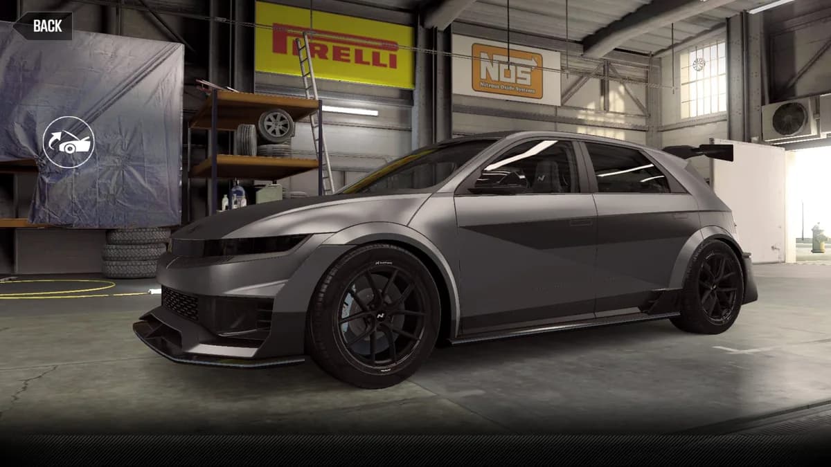 Hyundai Ioniq 5 N NPX1 CSR2 season prize car in MatteGray