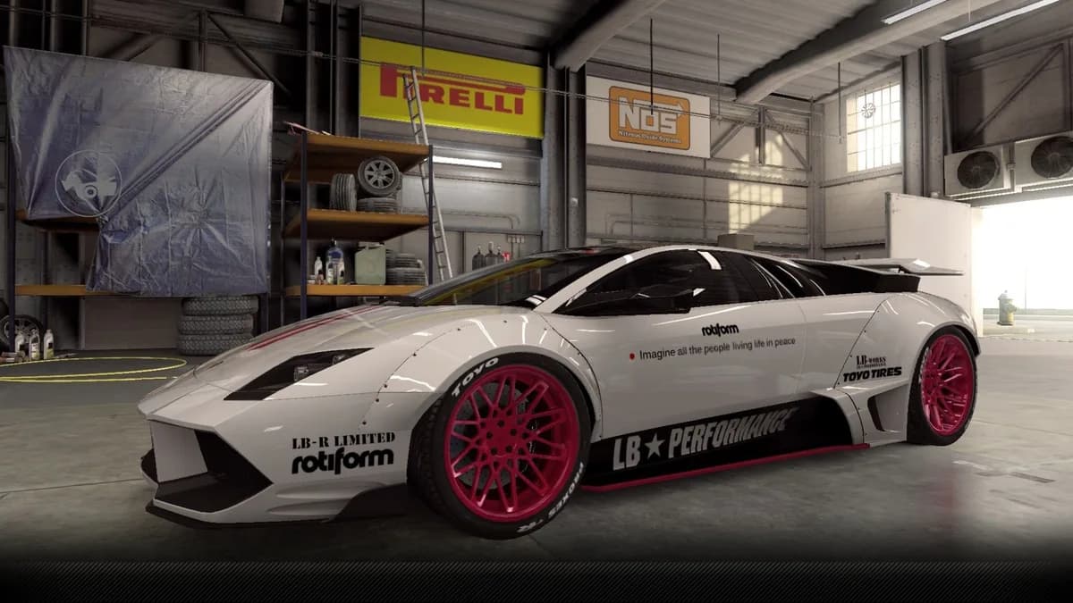 Lamborghini LB Murciélago LP670-4 SuperVeloce CSR2 season prize car in BiancoIsis