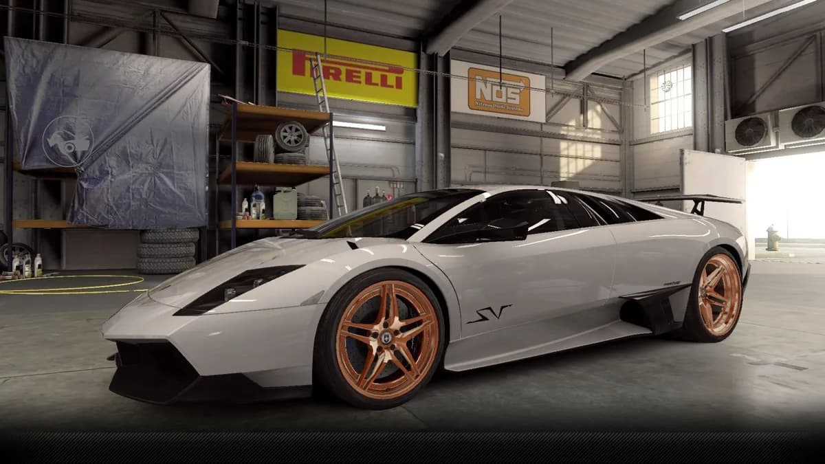 Lamborghini Murciélago LP670-4 Superveloce CSR2 season prize car in BiancoIsis