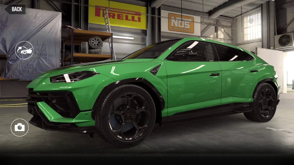 Lamborghini Urus Performante CSR2 season prize car in VerdeViper