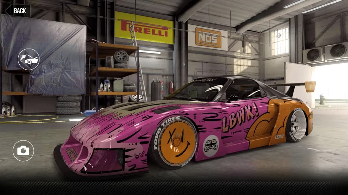 CSR2 Mazda LB Super Silhouette RX7 SE Car