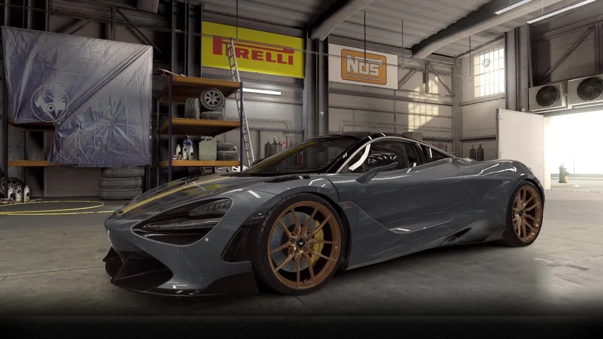 McLaren Vorsteiner 720S CSR2 season prize car in PolarisBlue