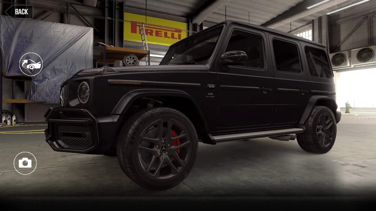 Mercedes-Benz AMG G 63 SUV CSR2 season prize car in Designo Night Black Magno