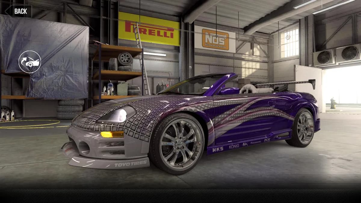 CSR2 Mitsubishi Eclipse Spyder F2 Car