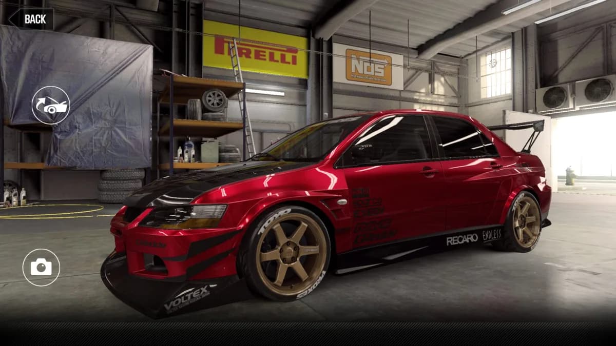 Mitsubishi Voltex Lancer Evolution IX CSR2 season prize car in CrownOfThornsII