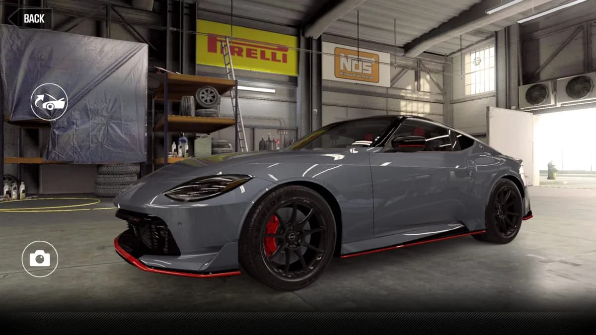 Nissan Z Nismo (RZ34) CSR2 season prize car in NismoStealthGray