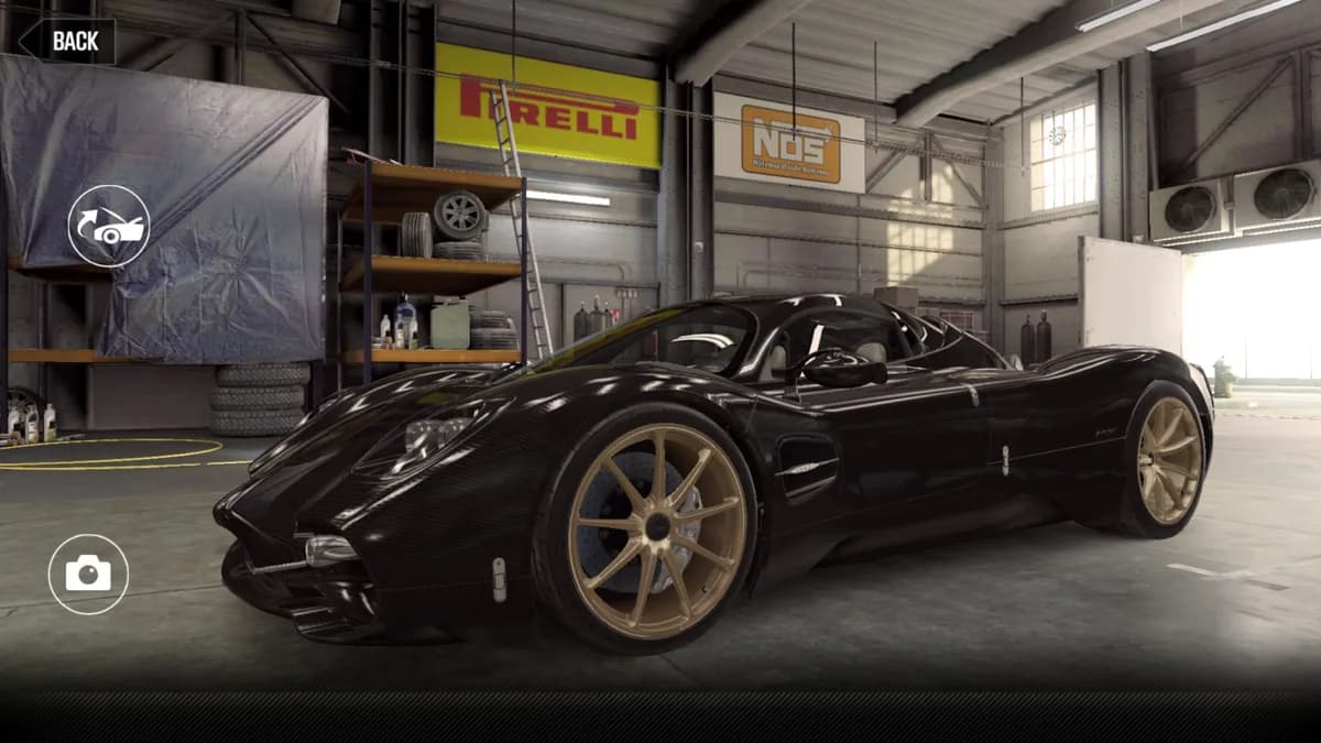 Pagani Utopia 'Carbon Edition' CSR2 season prize car in CrystalClearCarbon