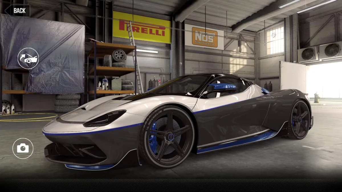 Pininfarina Battista Anniversario CSR2 season prize car in AnniversarioLivery