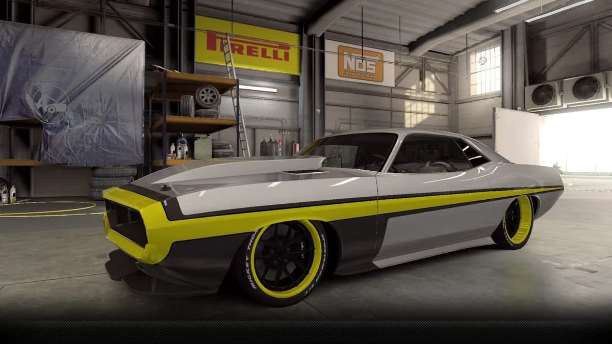 CSR2 Plymouth 'Cuda ''TorC'' Weaver Customs (Lime accents) tune