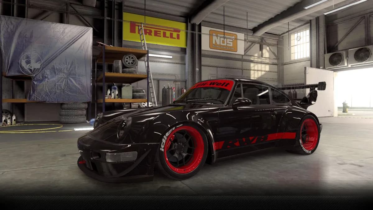 Porsche RWB 911 (964) CSR2 season prize car in Black