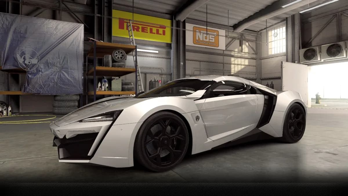 WMotors Lykan HyperSport CSR2 season prize car in LykanWhite