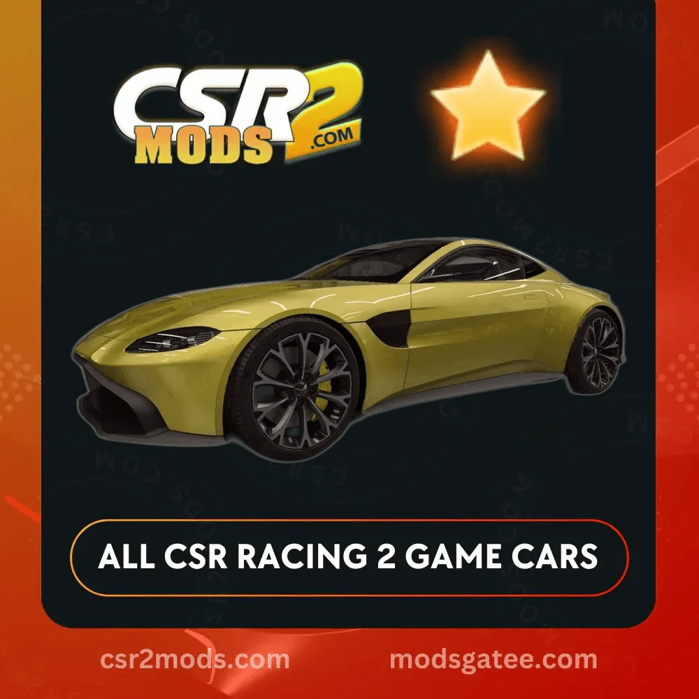CSR2 Aston Martin Vantage Gold Stars Car | CSR2 MODS