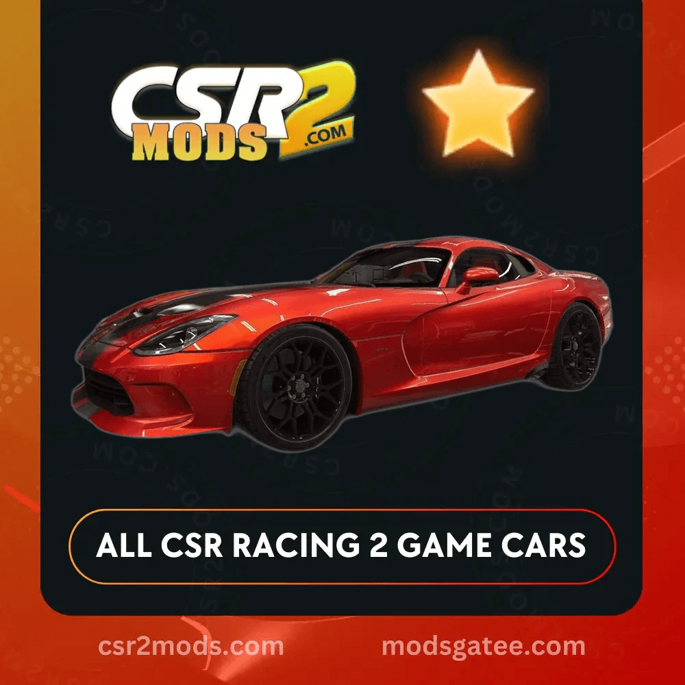 CSR2 Dodge Viper Gts Gold Stars Car | CSR2 MODS