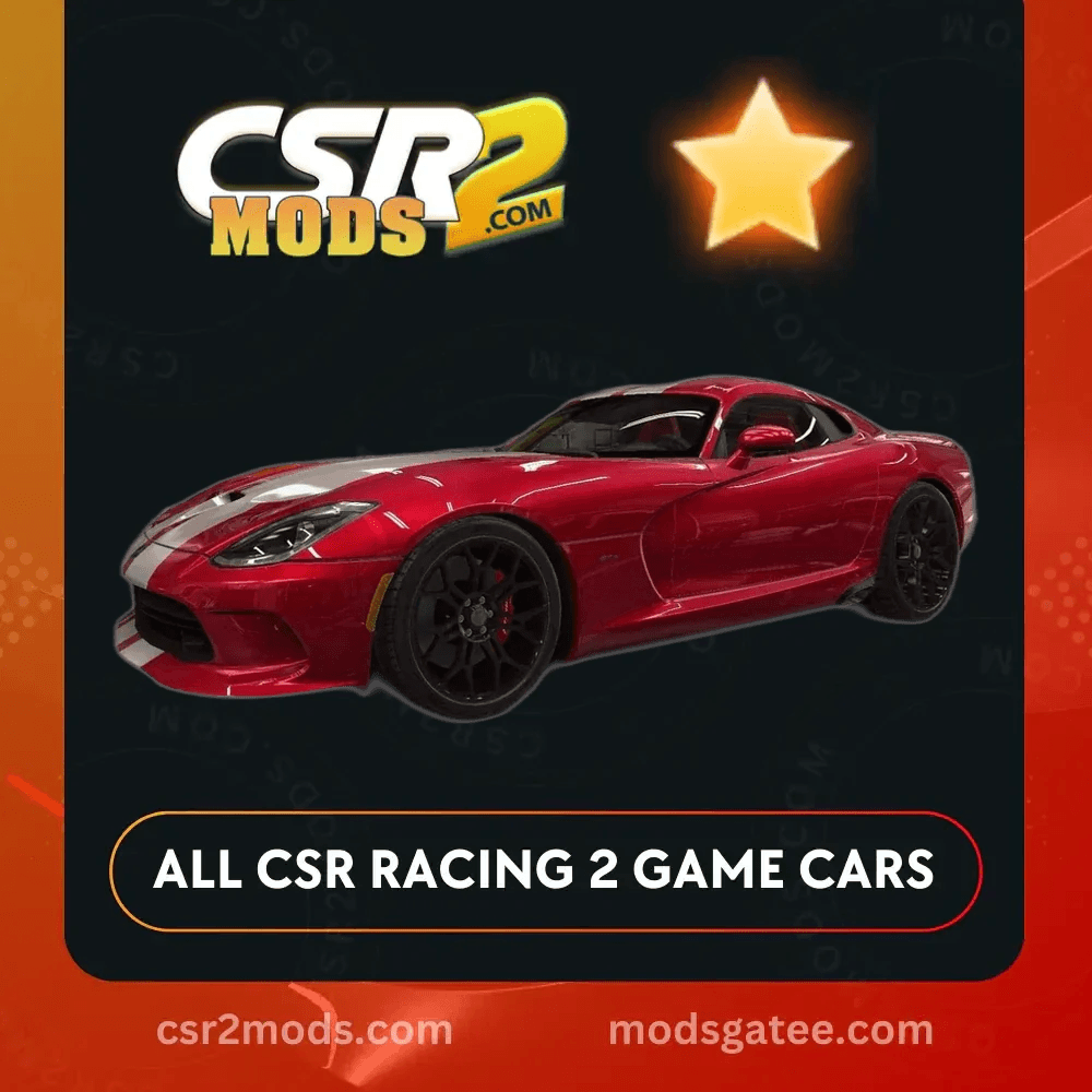 CSR2 Dodge Viper Gts Gold Stars Car | CSR2 MODS
