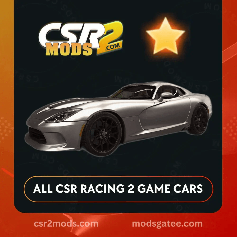 CSR2 Dodge Viper Gts Gold Stars Car | CSR2 MODS