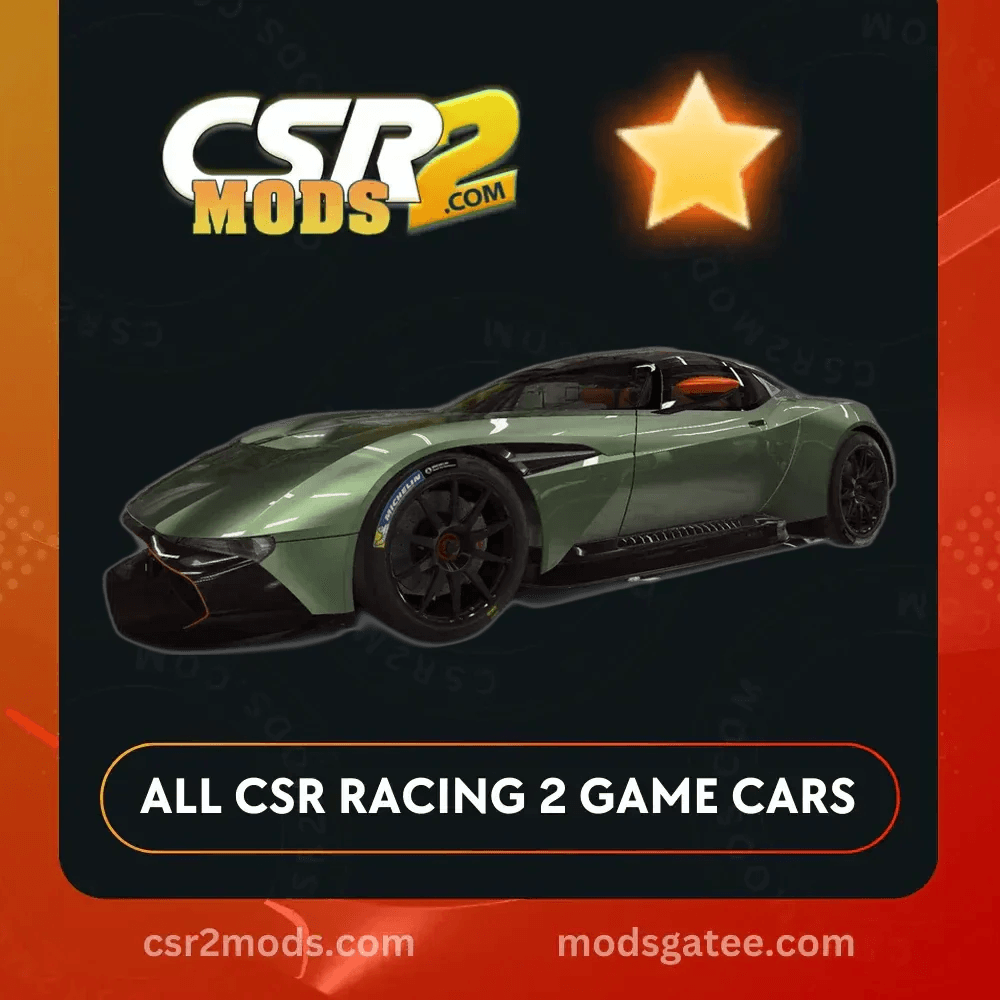 CSR2 Aston Martin Vulcan Gold Stars Car | CSR2 MODS