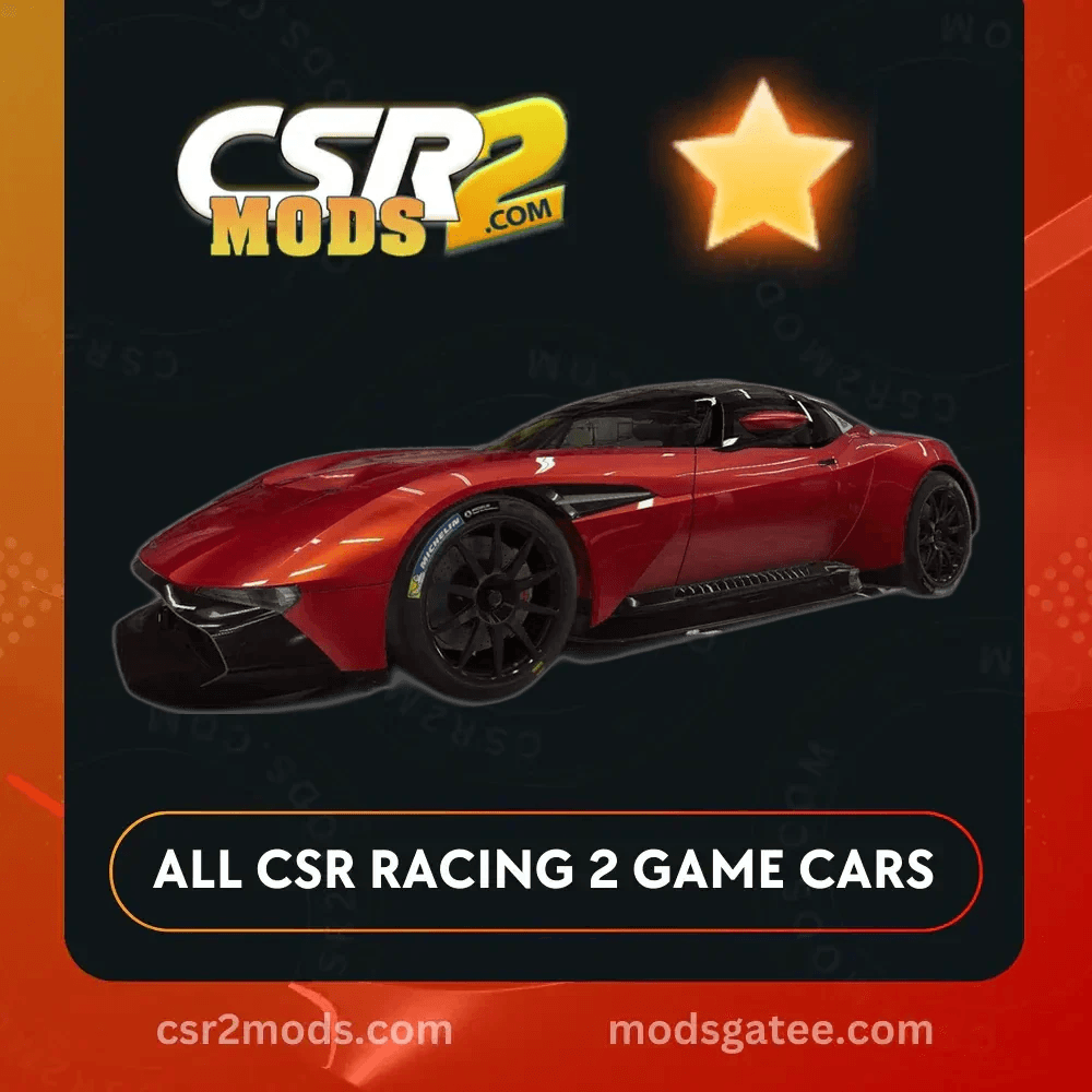 CSR2 Aston Martin Vulcan Gold Stars Car | CSR2 MODS