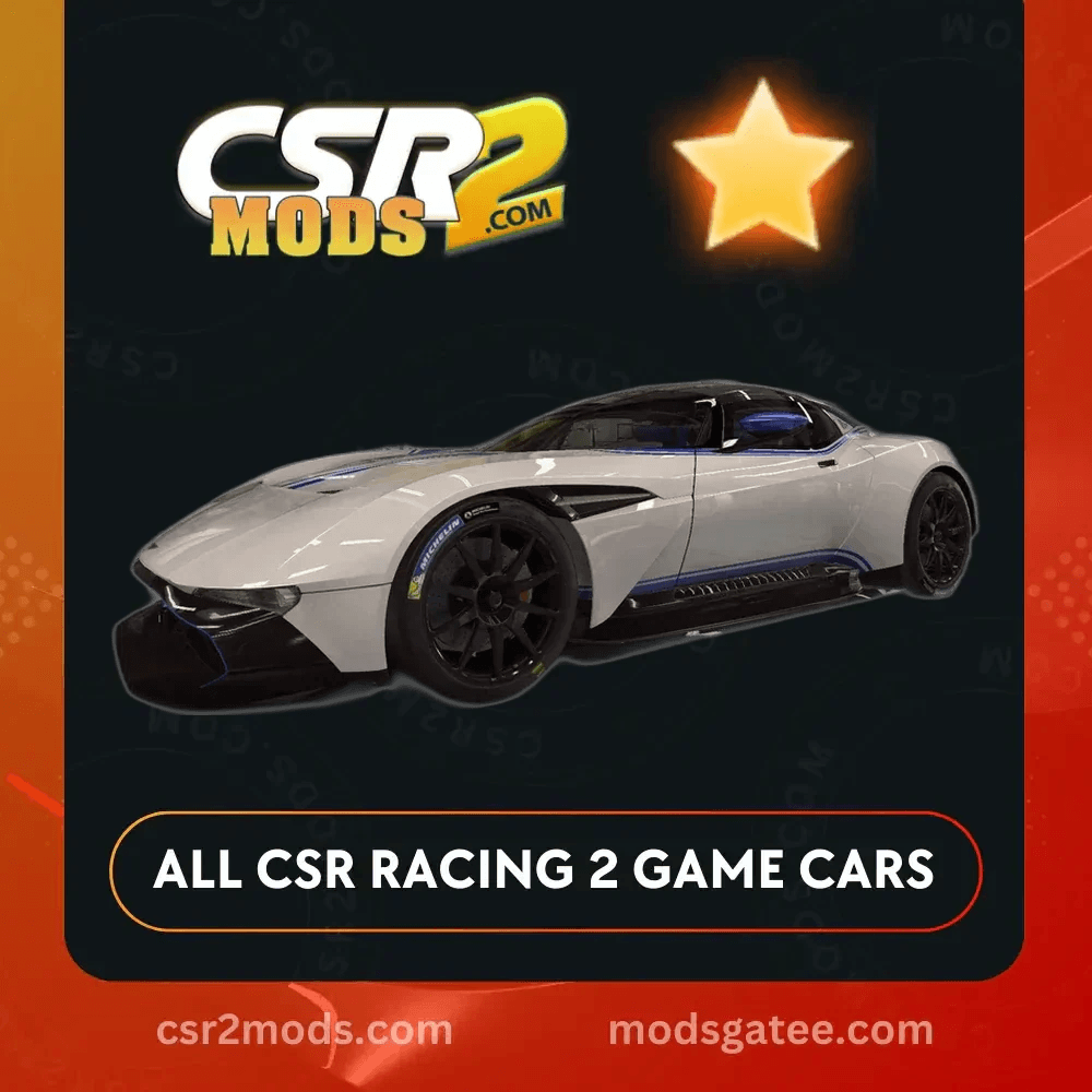 CSR2 Aston Martin Vulcan Gold Stars Car | CSR2 MODS