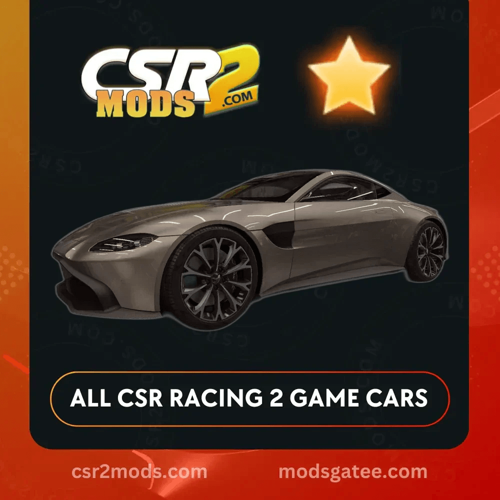 CSR2 Aston Martin Vantage Gold Stars Car | CSR2 MODS