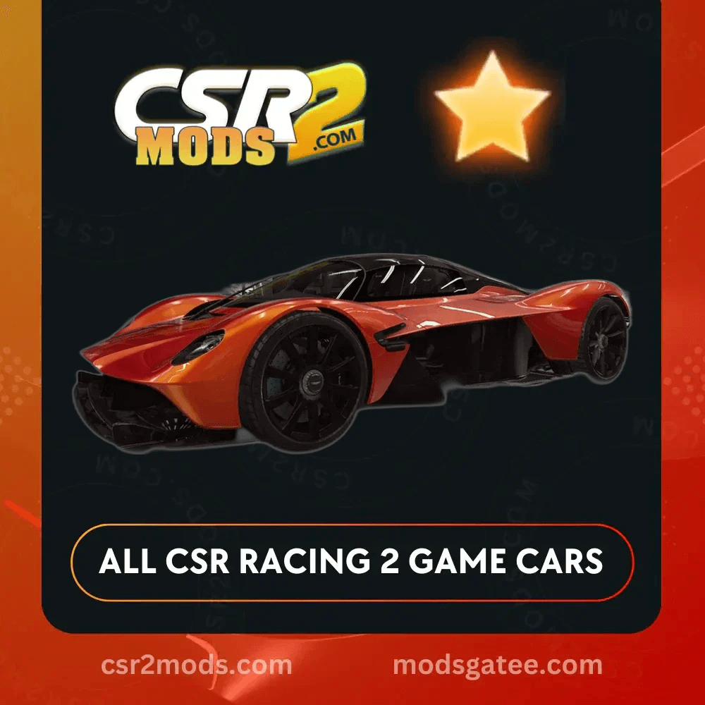 CSR2 Aston Martin Valkyrie Gold Stars Car | CSR2 MODS