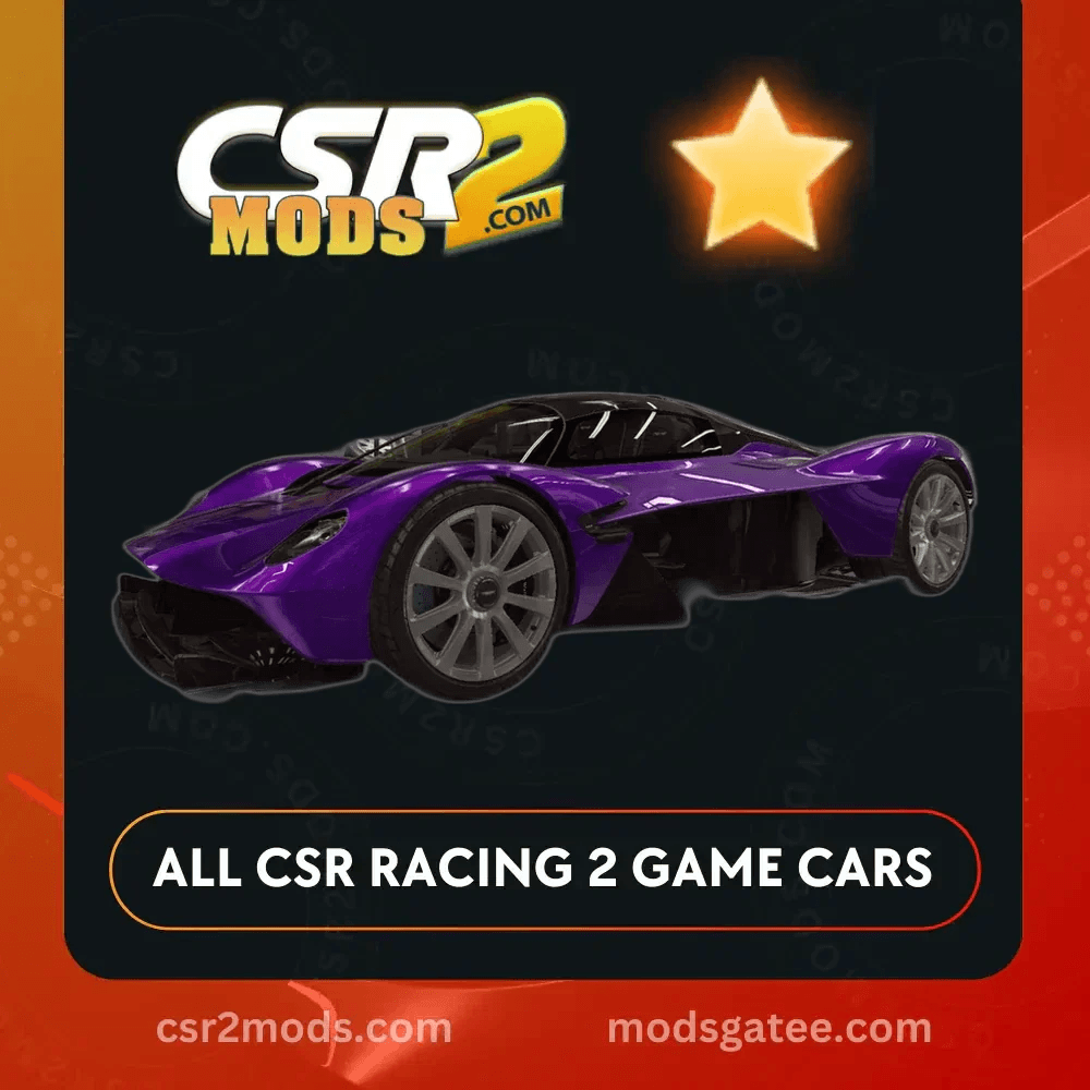 CSR2 Aston Martin Valkyrie Gold Stars Car | CSR2 MODS