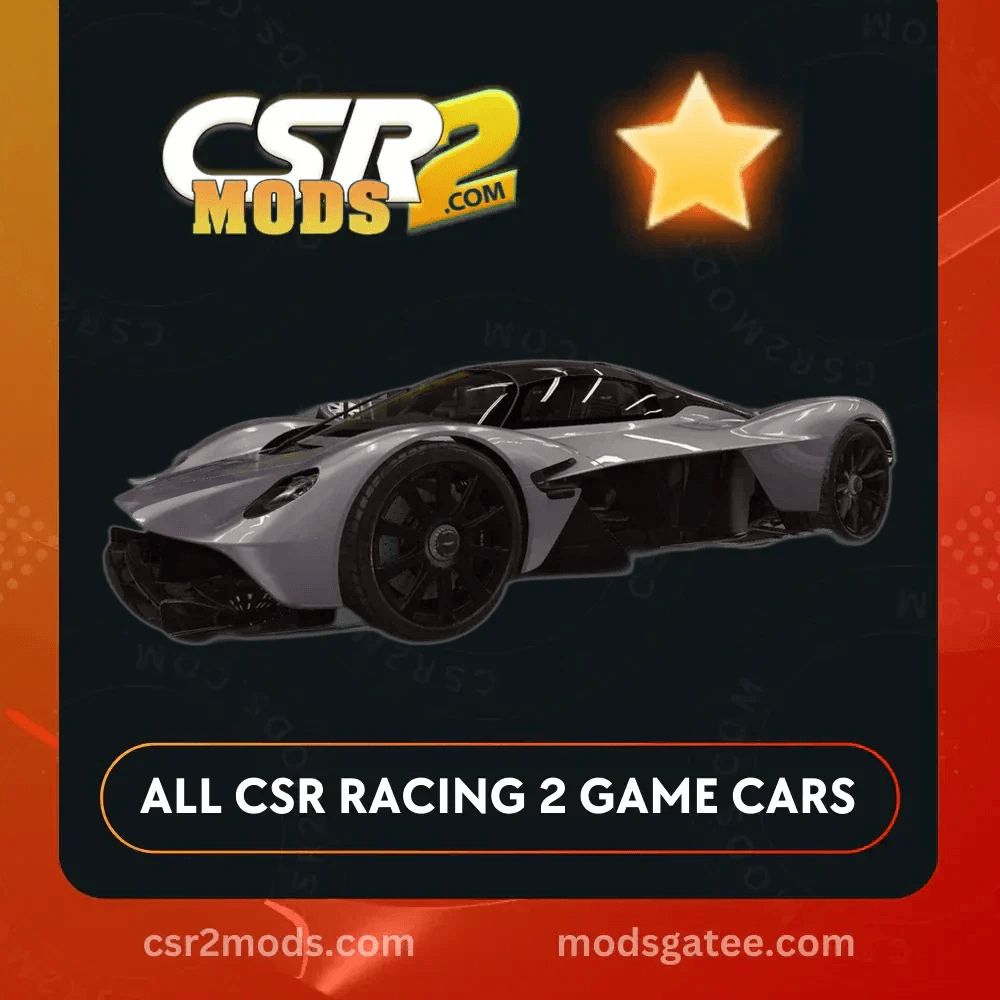 CSR2 Aston Martin Valkyrie Gold Stars Car | CSR2 MODS