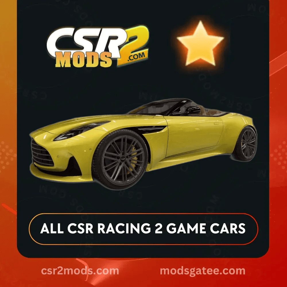 CSR2 Aston Martin Db12 Volante Gold Stars Car | CSR2 MODS