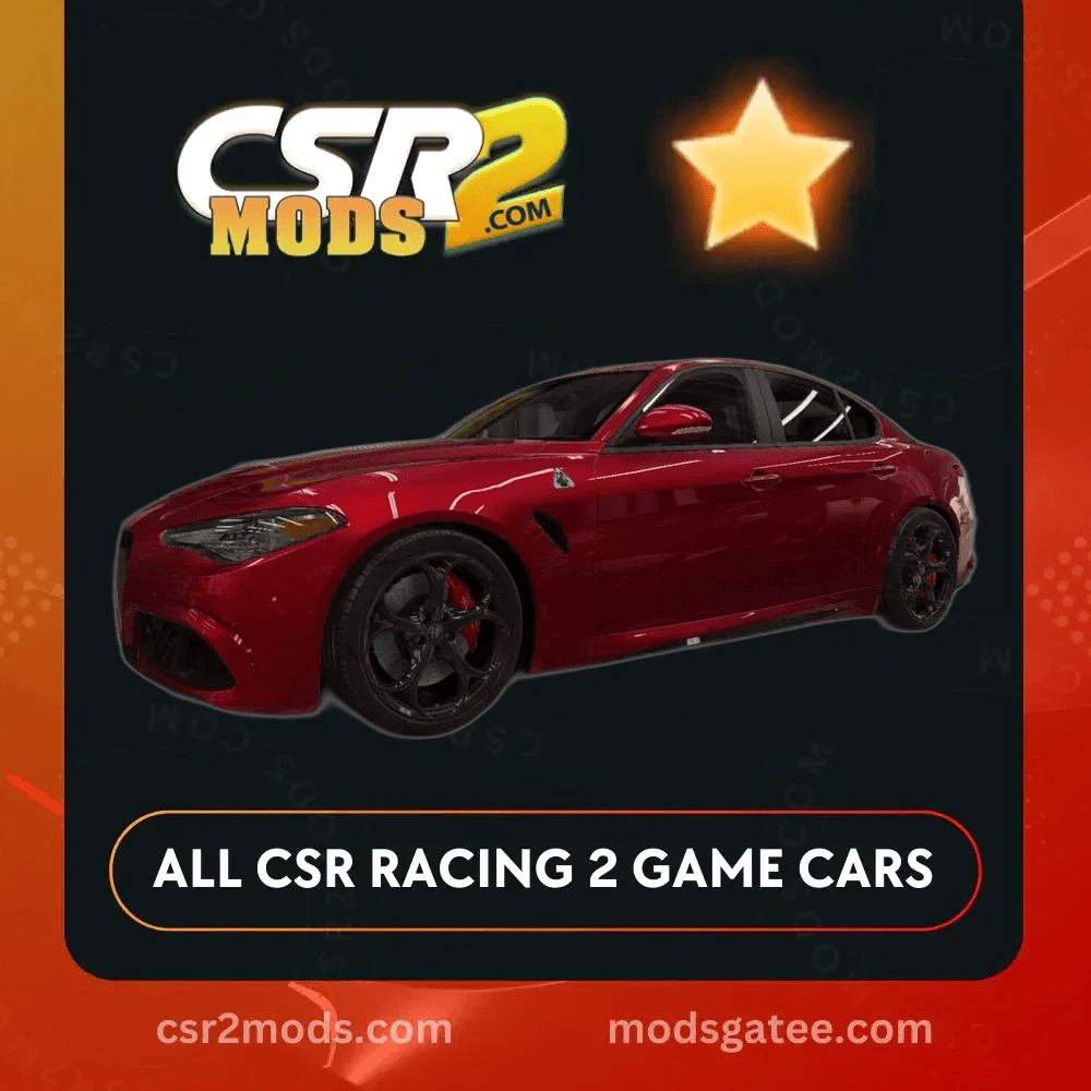 CSR2 Alfa Romeo Guilia Gold Stars Car | CSR2 MODS