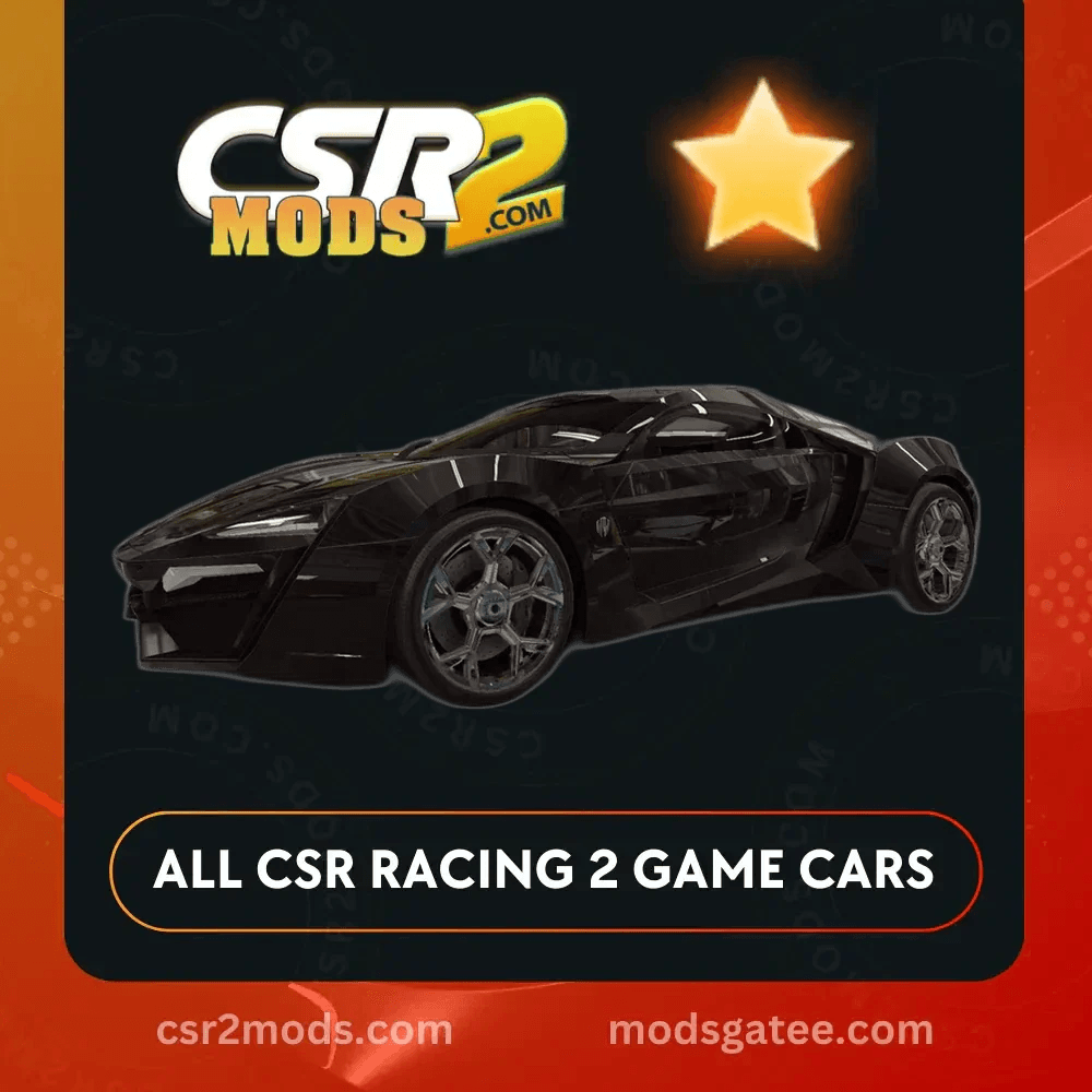 CSR2 W Motors Lykan Hypersport Gold Stars Car | CSR2 MODS