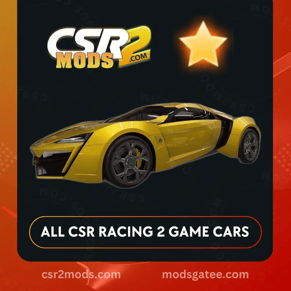 CSR2 W Motors Lykan Hypersport Gold Stars Car | CSR2 MODS