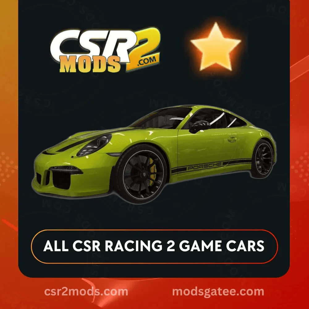 CSR2 Porsche 911 R Gold Stars CSR2 Car