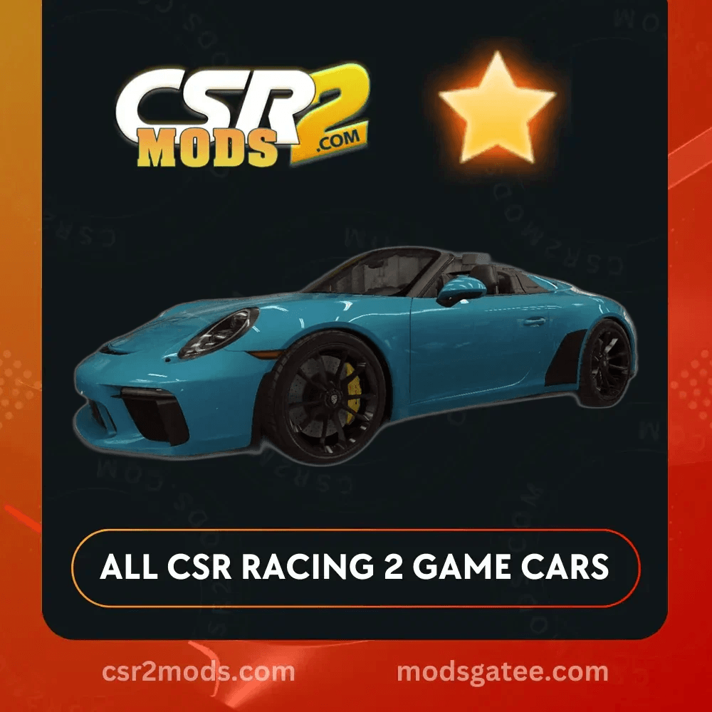 CSR2 Porsche 911 Speedster Gold Stars Car | CSR2 MODS