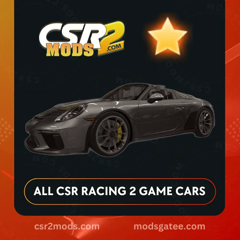 CSR2 Porsche 911 Speedster Gold Stars Car | CSR2 MODS