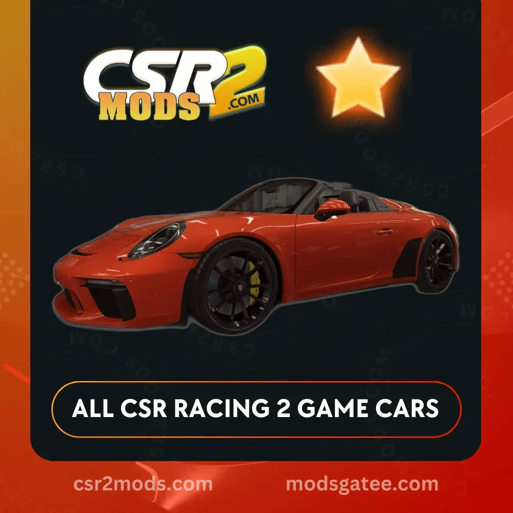 CSR2 Porsche 911 Speedster Gold Stars Car | CSR2 MODS
