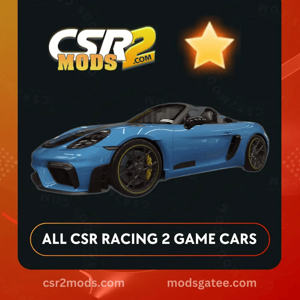 CSR2 Porsche 718 Spyder Rs Gold Stars Car | CSR2 MODS