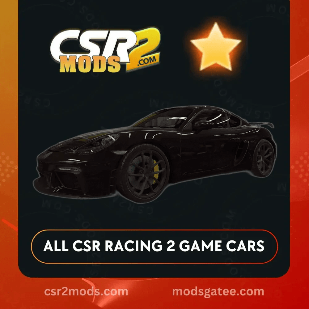 CSR2 Porsche 718 Cayman GT4 2020 Gold Stars CSR2 Car